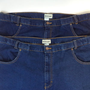 Men's Jeans 42x28 lot Dark